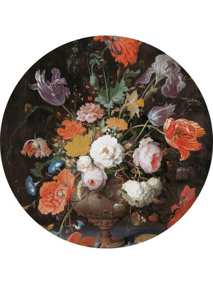 Painted Memories 2 - 8035C - Circle Still life with Flowers II