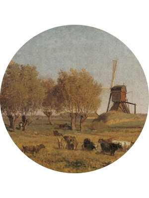 Painted Memories 2 - 8058C - Circle Dutch Landscape IV
