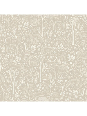 Little Dreamers - LD3403 - Woodland Animals beige Little Dreamers - LD3403 - Woodland Animals beige