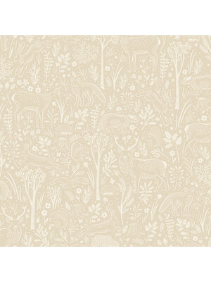 Little Dreamers - LD3419 - Woodland Animals beige Little Dreamers - LD3419 - Woodland Animals beige