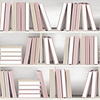 Illusion - L154-03 - Boekenplank Beige/Roze