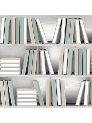 Illusion - L154-04 - Boekenplank Beige/Groen Illusion - L154-04 - Boekenplank Beige/Groen