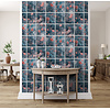 Illusion - M899-01 - Rozen/Ruit Blauw