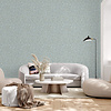 Hotel Luxe - 100098AH - Textured Marble Soft Blue/Gold