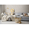 Hotel Luxe - 100099AH - Textured Marble Grey/Gold