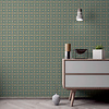 Hotel Luxe - 100111AH - Moorish Mosaic Teal/Gold