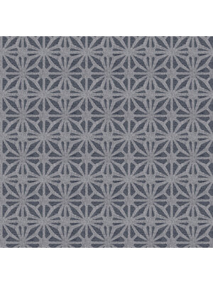 Hotel Luxe - 100113AH - Moorish Mosaic Navy/Silver Hotel Luxe - 100113AH - Moorish Mosaic Navy/Silver