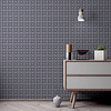 Hotel Luxe - 100113AH - Moorish Mosaic Navy/Silver