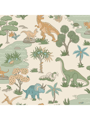 Adventure Awaits - 14012 - Dino Zoo Cream/Multi