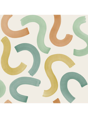 Adventure Awaits - 14111 - Curly Confetti Teal/Ochre/Orange Adventure Awaits - 14111 - Curly Confetti Teal/Ochre/Orange