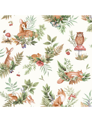 Adventure Awaits - 14123 - Forest Friends Cream/Multi