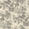 Dutch Wallcoverings FC Arboretum- Natoru Charcoal Cream - 91703
