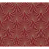 AS Creation Art Deco Fan Red Gold Wallpaper Geometric Vinyl Paste The Wall AS Creation Art Deco Fan Red Gold Wallpaper Geometric Vinyl Paste The Wall