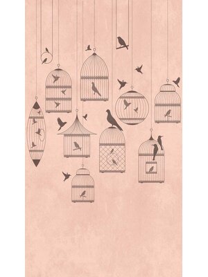Livingwalls The Wall roze behang | 382961 Livingwalls The Wall roze behang | 382961