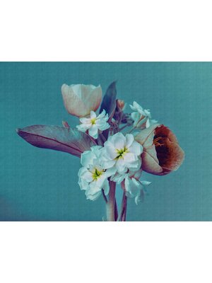 Livingwalls The Wall blauw behang | 382691