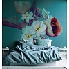 Livingwalls The Wall blauw behang | 382691 Livingwalls The Wall blauw behang | 382691