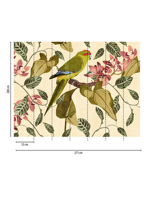 Livingwalls The Wall groen behang | 382441 Livingwalls The Wall groen behang | 382441