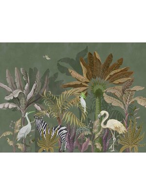 Livingwalls The Wall groen behang | 382371 Livingwalls The Wall groen behang | 382371