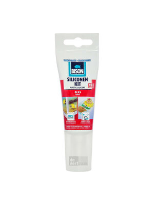 Bison Siliconenkit glas 60ml