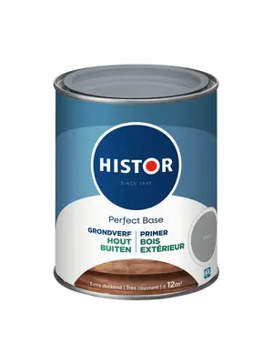 Histor Perfect Base Grondverf - Hout Buiten - Grijs Histor Perfect Base Grondverf - Hout Buiten - Grijs