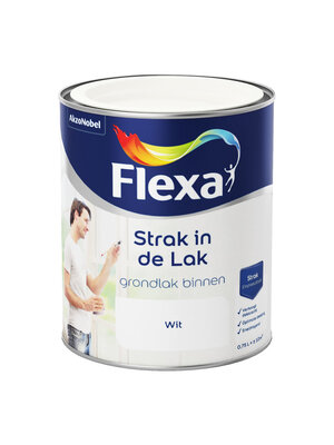 Flexa Strak in de Lak Grondlak Binnen - Wit Flexa Strak in de Lak Grondlak Binnen - Wit