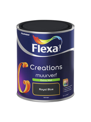 Flexa Creations Muurverf Extra Mat - Royal Blue Flexa Creations Muurverf Extra Mat - Royal Blue