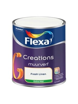 Flexa Creations Muurverf Extra Mat - Fresh Linen Flexa Creations Muurverf Extra Mat - Fresh Linen