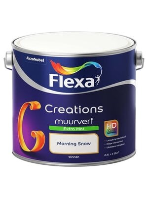 Flexa Creations Muurverf Extra Mat - Morning Snow Flexa Creations Muurverf Extra Mat - Morning Snow