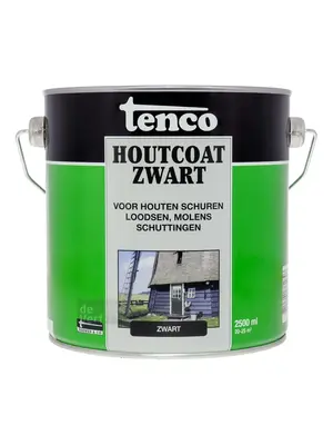Tenco Houtcoat Zwart