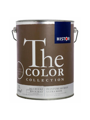 Histor The Color Collection Muurverf Kalkmat - Hare Brown - 5 liter Histor The Color Collection Muurverf Kalkmat - Hare Brown - 5 liter