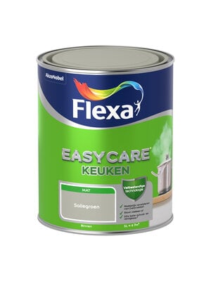 Flexa Easycare Muurverf Keuken Mat - Saliegroen - 1 liter Flexa Easycare Muurverf Keuken Mat - Saliegroen - 1 liter