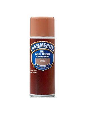 Hammerite Grondverf NR. 1 Anti Roest Spuitbus - 400 ml Beige Hammerite Grondverf NR. 1 Anti Roest Spuitbus - 400 ml Beige
