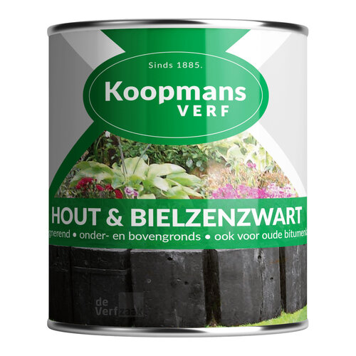 Hout & bielzenzwart 2,5 liter Hout & bielzenzwart 2,5 liter