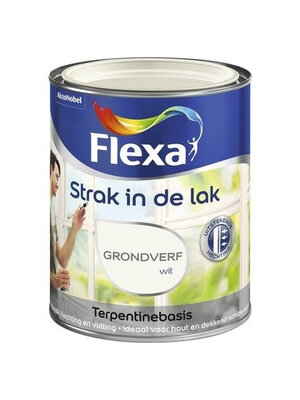 Flexa Strak in de Lak Grondlak Buiten - Wit Flexa Strak in de Lak Grondlak Buiten - Wit