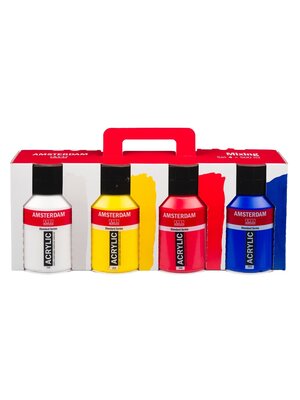 Amsterdam Acrylverf - 4 x 500 ml - Mengset