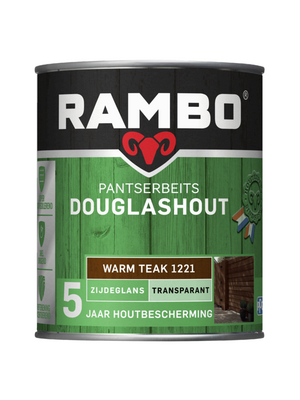 Rambo Pantserbeits Douglashout Transparant - Warm Teak Rambo Pantserbeits Douglashout Transparant - Warm Teak
