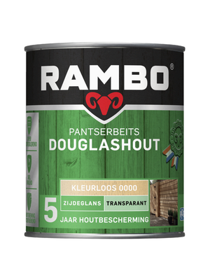 Rambo Pantserbeits Douglashout Transparant - Kleurloos