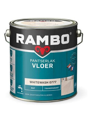Rambo Pantserlak Vloer Transparant Mat - 2,5 liter Whitewash