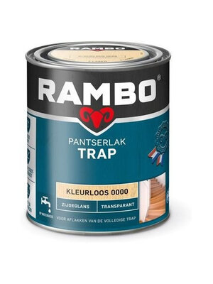Rambo Pantserlak Trap Transparant Zijdeglans - Blank