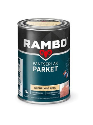 Rambo Pantserlak Parket Transparant Zijdeglans - Blank Rambo Pantserlak Parket Transparant Zijdeglans - Blank