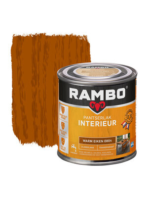 Rambo Pantserlak Interieur Transparant Zijdeglans - Warm eiken Rambo Pantserlak Interieur Transparant Zijdeglans - Warm eiken