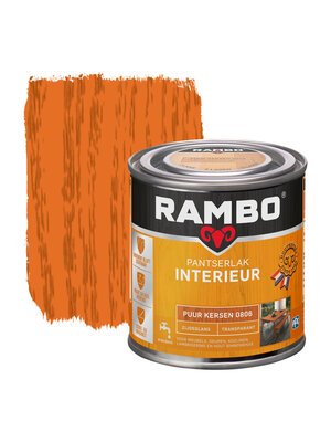 Rambo Pantserlak Interieur Transparant Zijdeglans - Puur kersen
