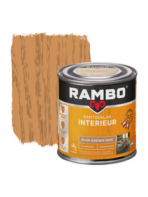 Rambo Pantserlak Interieur Transparant Zijdeglans - Puur grenen Rambo Pantserlak Interieur Transparant Zijdeglans - Puur grenen
