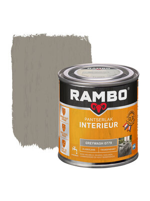 Rambo Pantserlak Interieur Transparant Zijdeglans - Greywash