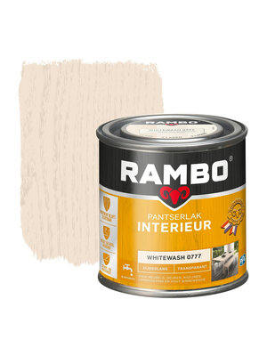 Rambo Pantserlak Interieur Transparant Zijdeglans - Whitewash Rambo Pantserlak Interieur Transparant Zijdeglans - Whitewash