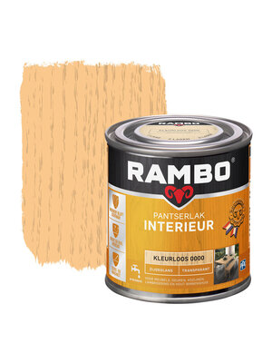Rambo Pantserlak Interieur Transparant Zijdeglans - Blank Rambo Pantserlak Interieur Transparant Zijdeglans - Blank
