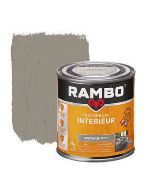 Rambo Pantserlak Interieur Transparant Mat - Greywash
