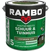 Rambo Pantserbeits Schuur & Tuinhuis Zijdeglans Transparant - Loofgroen