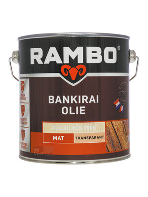 Rambo Bankirai Olie Transparant Rambo Bankirai Olie Transparant