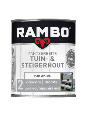 Rambo Tuin- & Steigerhout - Puur Wit 1138 Rambo Tuin- & Steigerhout - Puur Wit 1138